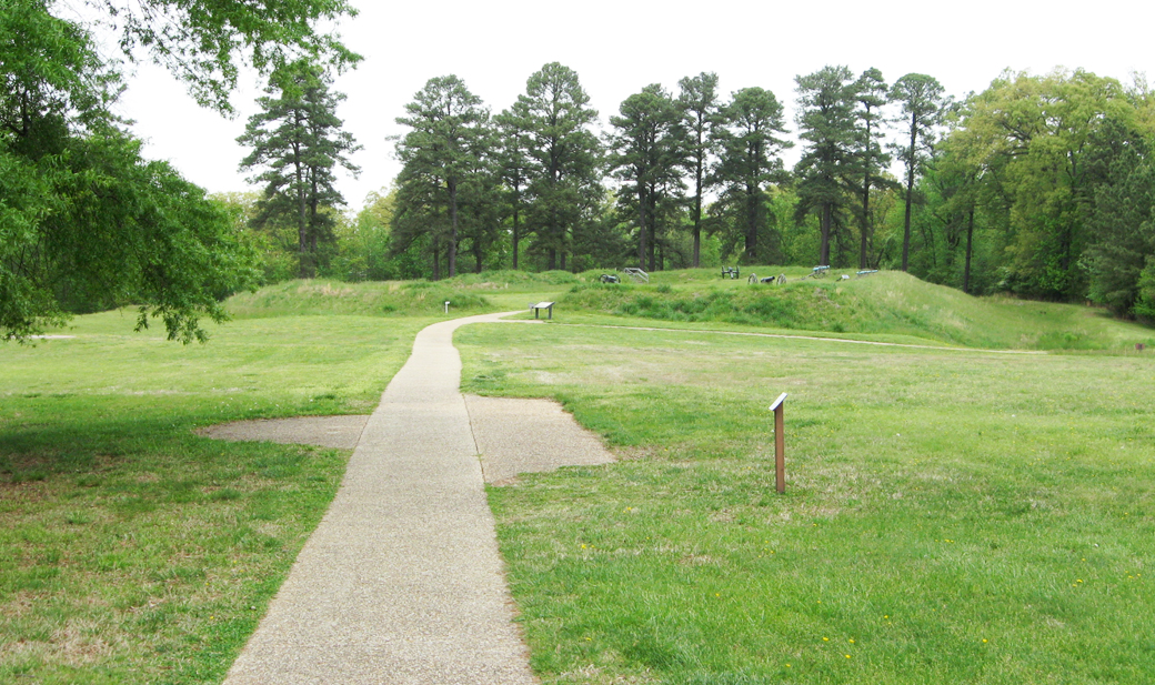 Battery 5 of the Dimmock Line on the Petersburg National Battlefield