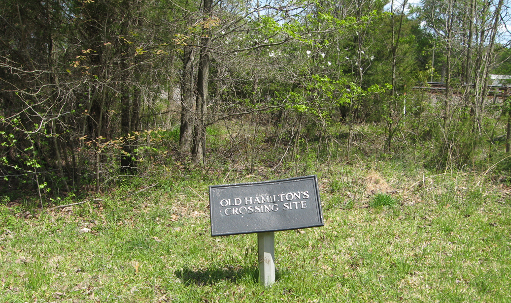 Hamilton’s Crossing historical marker