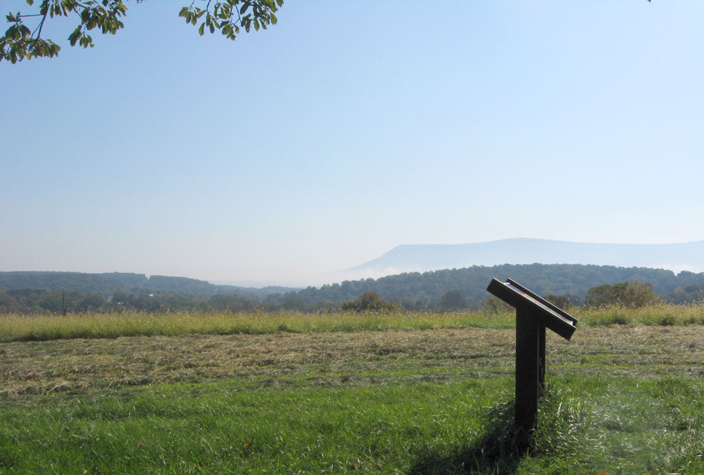The Fisher's Hill - Union Flank Attack wayside marker