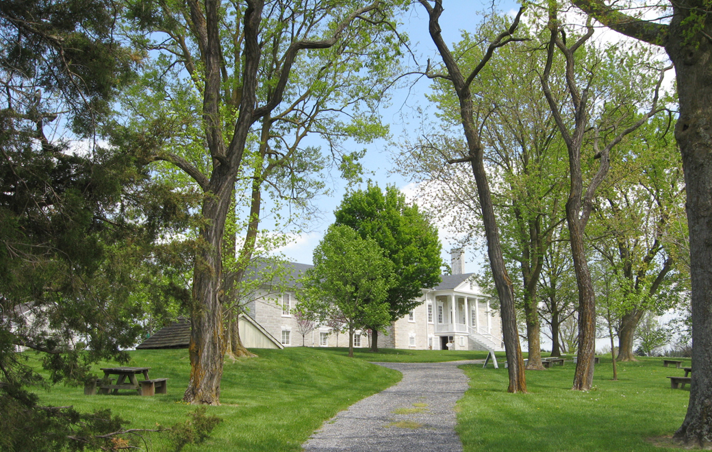 Belle Grove Plantation on the Cedar Creek battlefield outside Middletown, Virginia