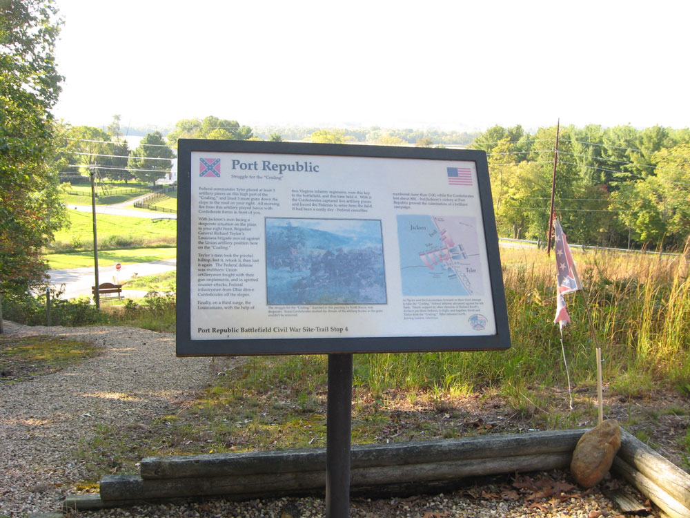 The Port Republic - Struggle for the "Coaling" wayside marker