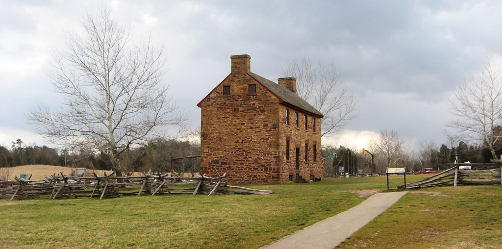 The Stone House on the Manassas battlefield