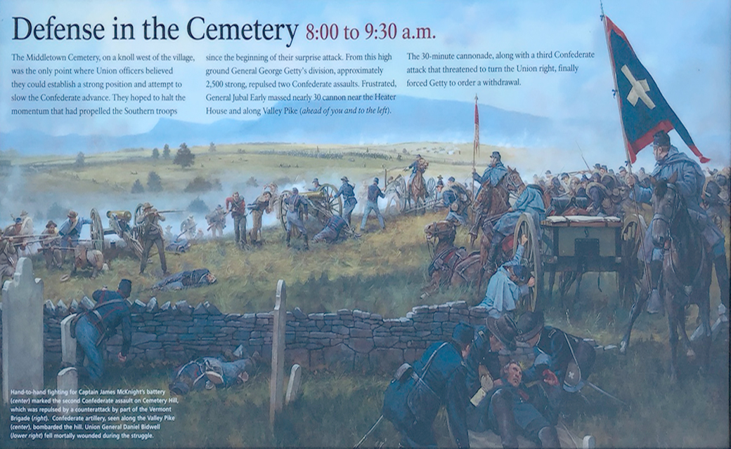 Defense of the Cemetery wayside marker