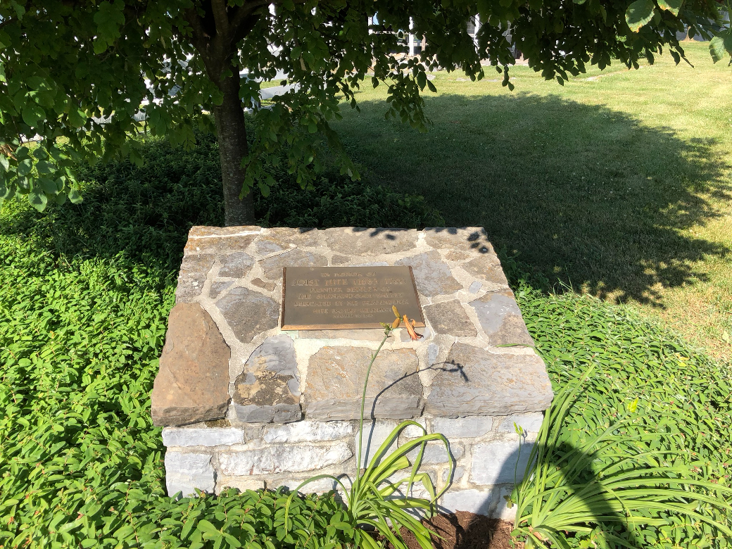 In Honor of Joist Hite monument at Belle Grove