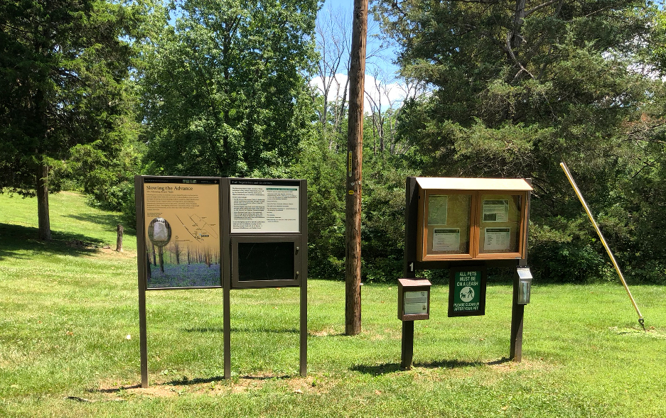 Stop Five of the auto tour on the Cedar Creek battlefield.
