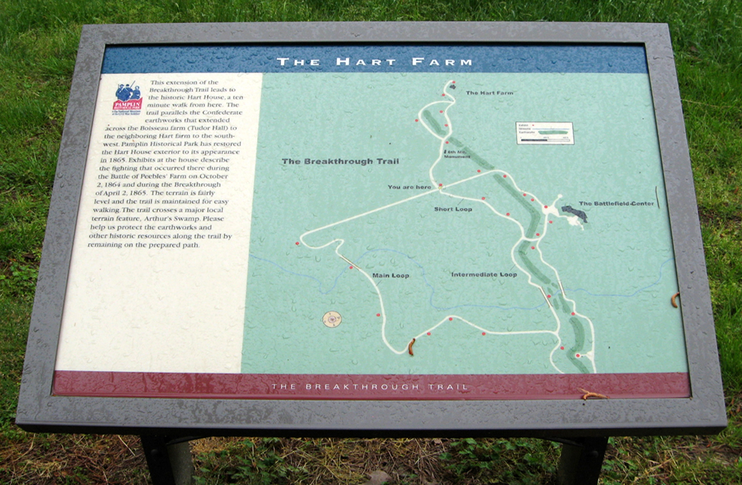 The Hart Farm wayside marker