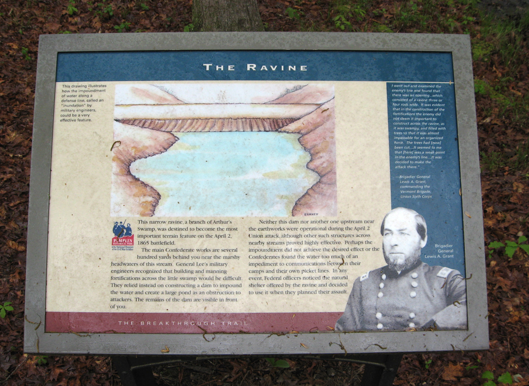 The Ravine wayside marker