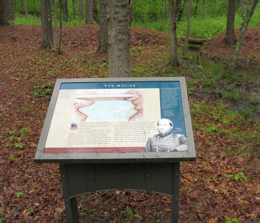 The Ravine wayside marker